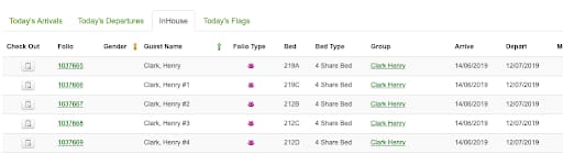 Cloud-Based Hotel PMS software screenshot, CMS Hospitality
